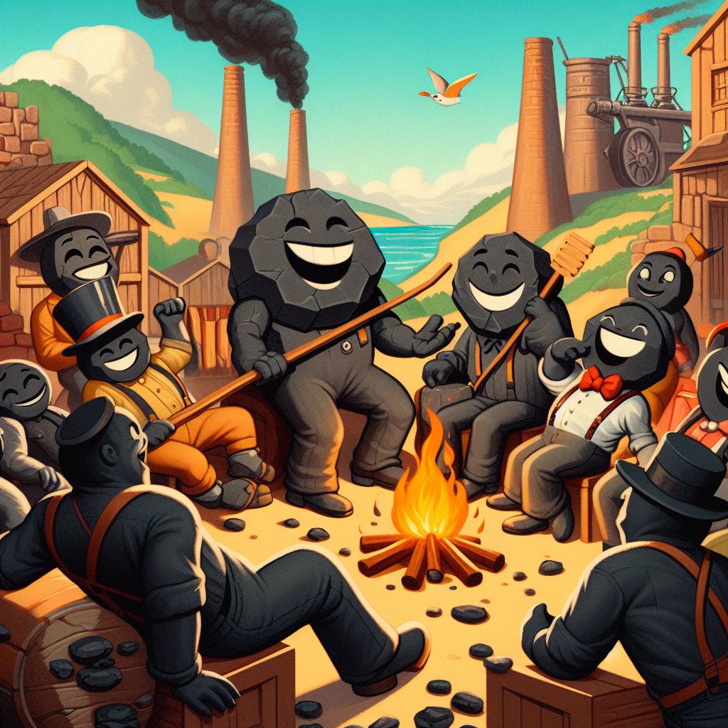 Анекдоты и шутки про Уголь